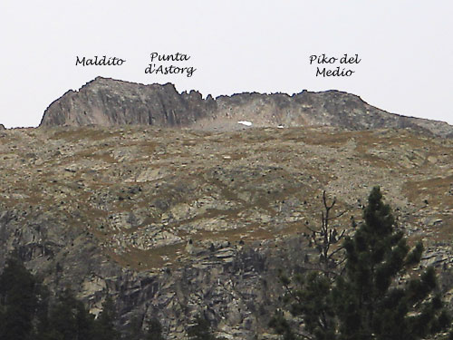 Ascensin al Pico Maldito / Maudit, Punta d'Astorg, Pico del Medio