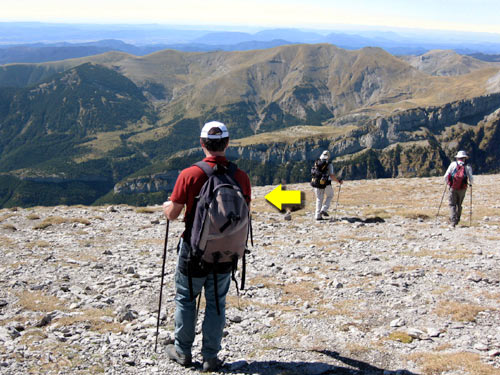 subida al Pico de la Moleta desde el carretn