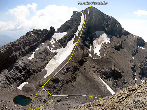 Ruta de ascensin al Monte Perdido, Mont Perdu