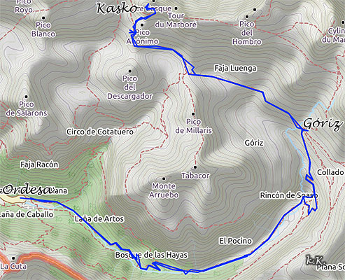 Track de la ascensin al Casco de Marbor