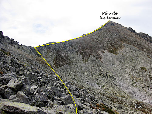 Subida al Pico de las Lomas