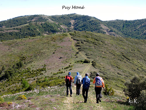 Cresta de subida al Puy Mon