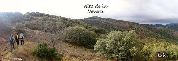 Sierra de Algairen. ascensin al Alto de las Neveras