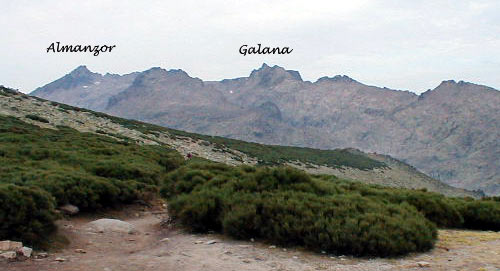 ruta del Pico Almanzor, pico La Galana