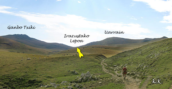 Travesía de Aralar: Pico Ganboa-Txiki y Uarrain