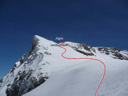 Subida al Pico de Aspe, Pico de la Garganta de Aisa