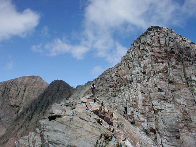 ascensión al Pico del Sabre, cresta del sabre al Gran Bachimala (Pic Schrader o Machimala)