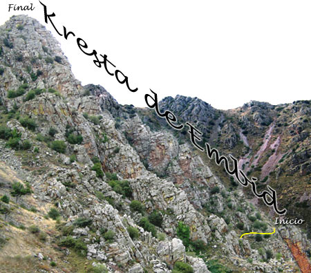 Cresta de Embid, cresta de la Noguerilla