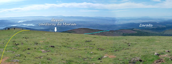 Ascenso al Gorbea; rutas Zarate y Zubialde/Egillolarra-canteras