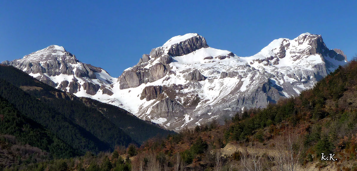 Camino al Aspe: Liena del Bozo, Liena de la Garganta, Pic d'Aspe