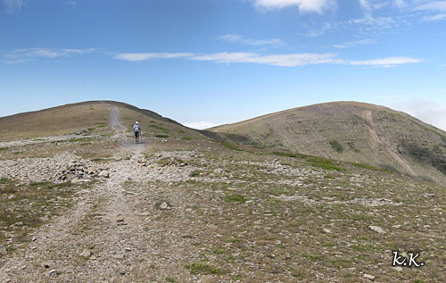 Loma final de ascenso al Pico de San Miguel