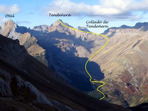 Ruta al Tendeñera por el Valle de Otal