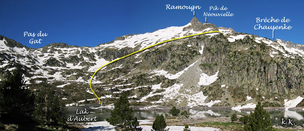Subida al Pico Néouvielle, Ramougn