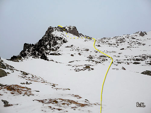 ruta de subida al Pico Montardo, Montarto