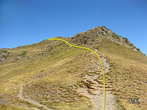 Ascenso al Pico de los Monjes desd el collado
