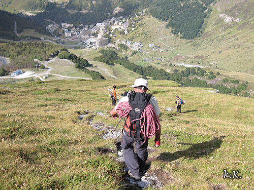Camino del P�ne Sarri�re a Gourette