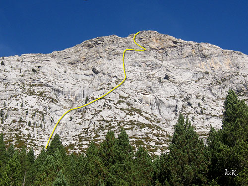 ruta de escalada Valle de Canfranc