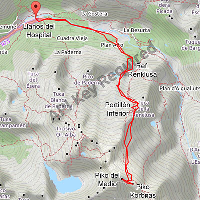 Ruta al Pico del Medio, Pico Coronas