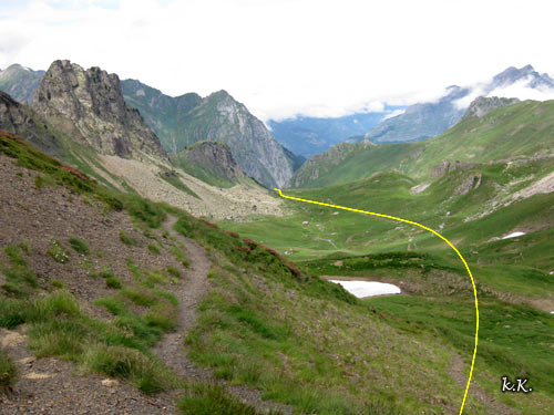 Vuelta al Midi d'Ossau: descenso del Collado de Suzon