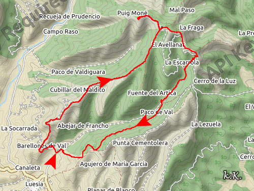 Ruta al Puy Moné
