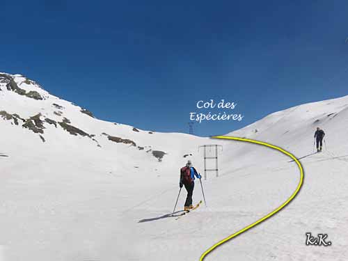 Ascensión al Pico Sani André en esquís