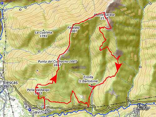 Ruta al Pico Sarase