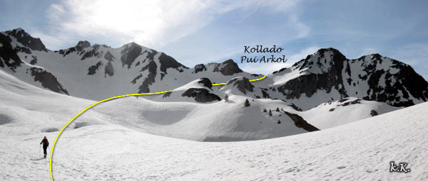 Transpirenaica en esquís: travesía a Pui Arcol